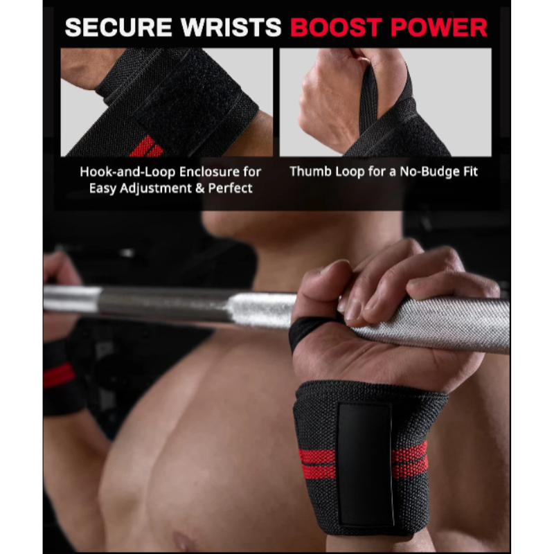 Wrist Wraps Weight Lifting Support Straps