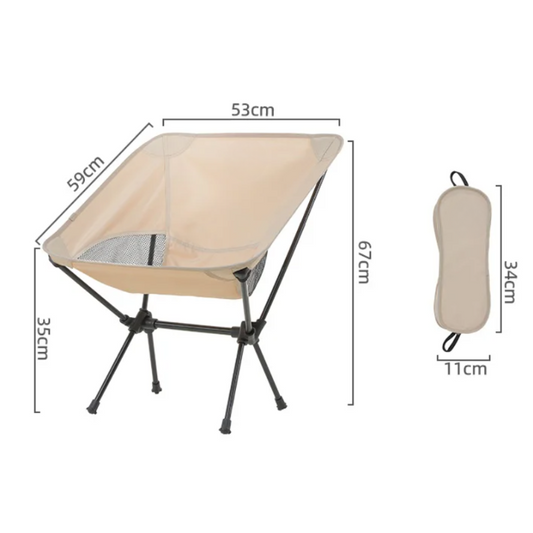 Camping Chair Foldable Lightweight Portable Oxford Material