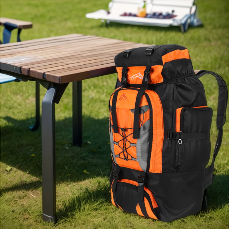 Backpack Mountaineering Nylon 80L Waterproof Hiking Travel