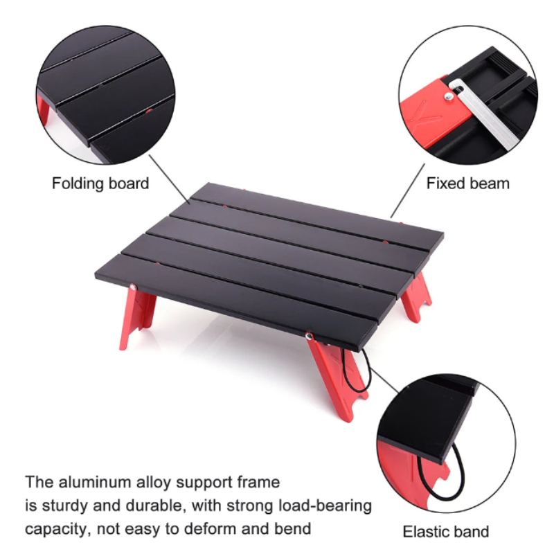 Camping Table Mini Portable Folding Aluminum