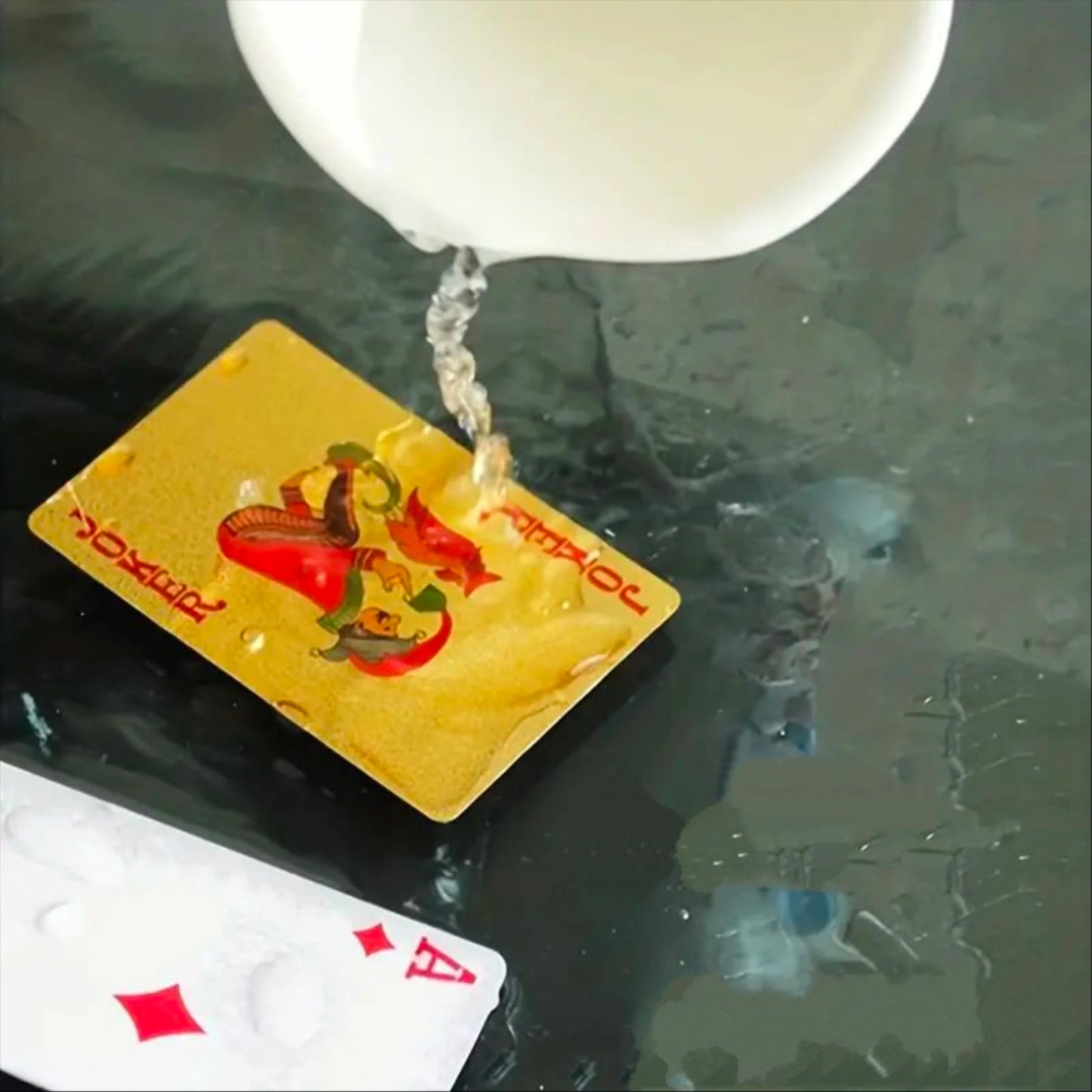 Playing Cards Plastic 24K Gold Foil