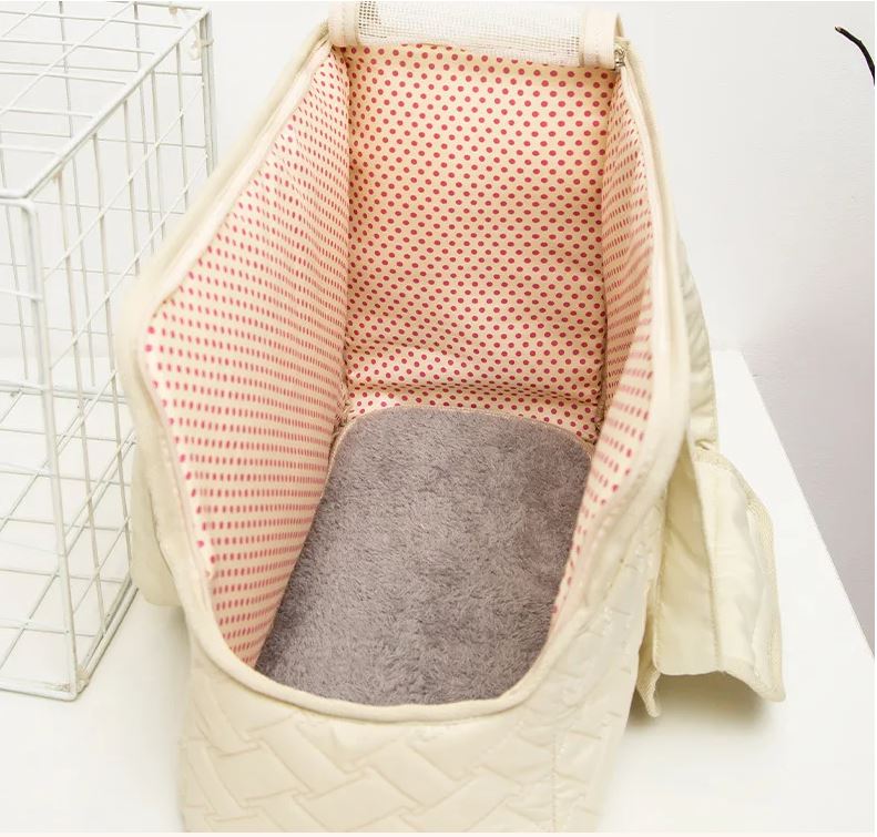 Cat Carrier Bag Portable Breathable Soft-Sided Travel