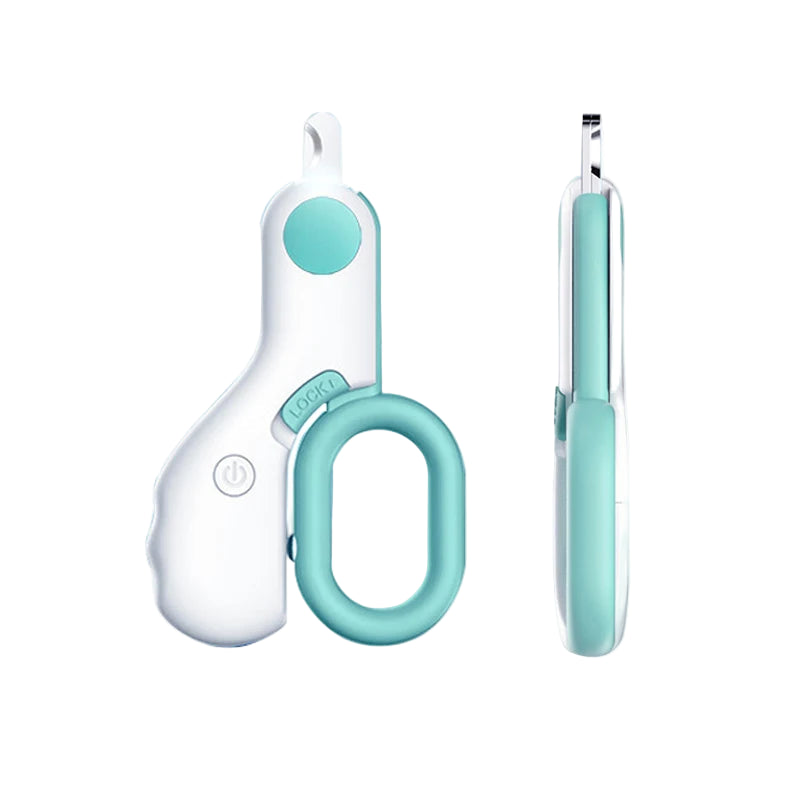 Pet Nail Clipper LED Light Grooming Scissors