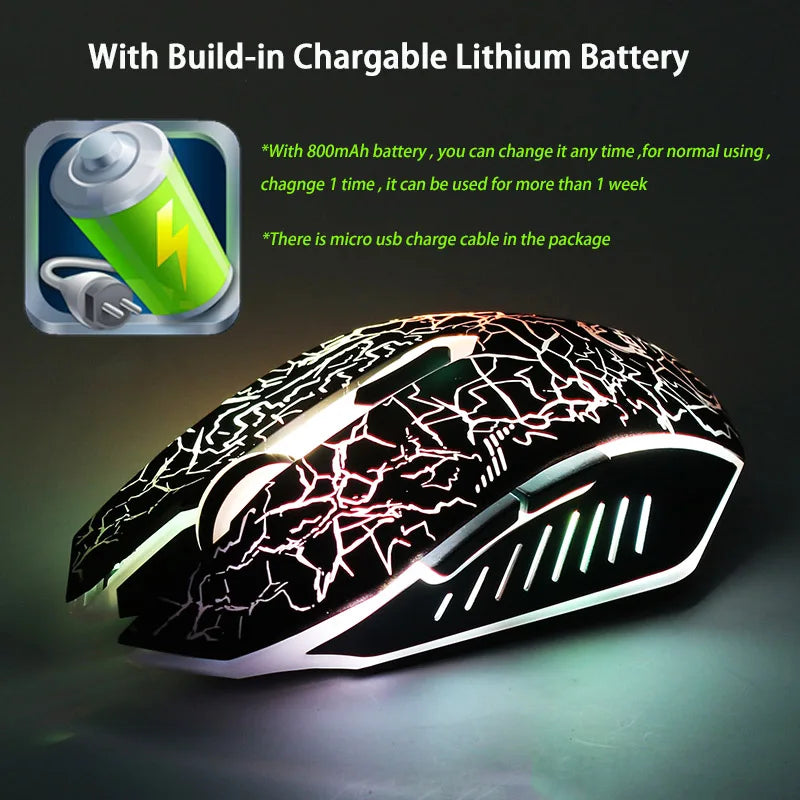 Rechargeable Wireless Gaming Mouse