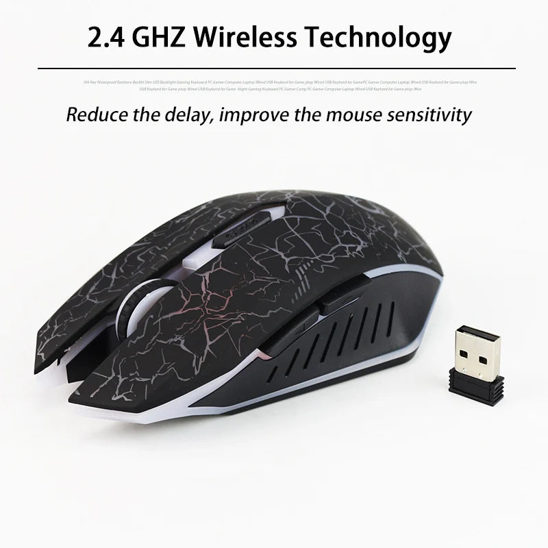Rechargeable Wireless Gaming Mouse