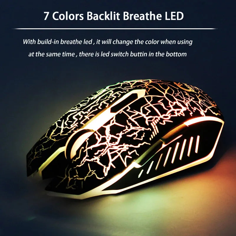 Rechargeable Wireless Gaming Mouse