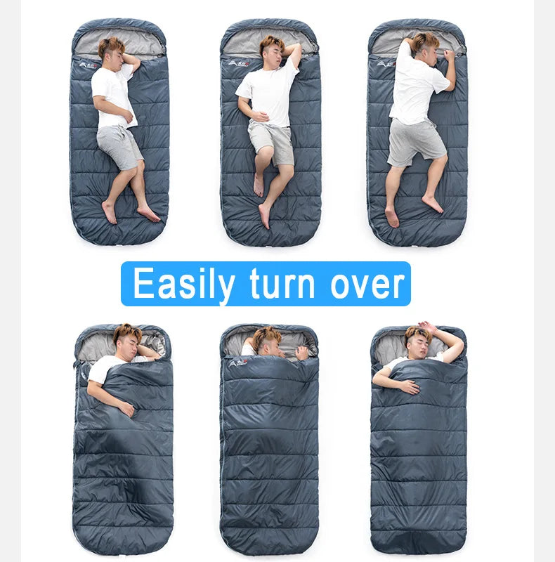 Camping Sleeping Bag with Lightweight 3 Season Adult Large