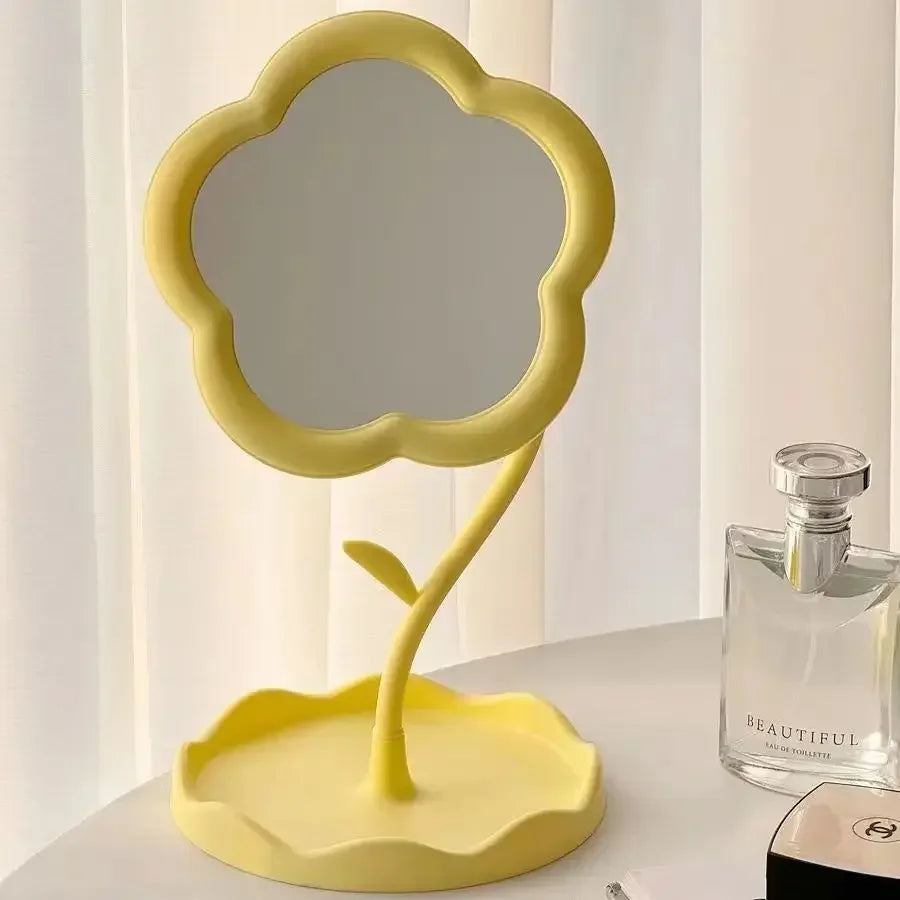 Flower Mirror Decor
