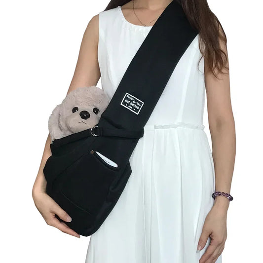 Small Pet Sling Shoulder Bag Carrier