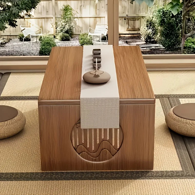 Bamboo Table Japanese Style Folding Bedroom Study