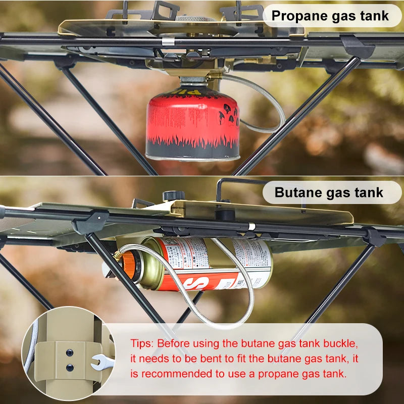 Gas Stove Portable Outdoor with Stainless Steel 4000W Burner