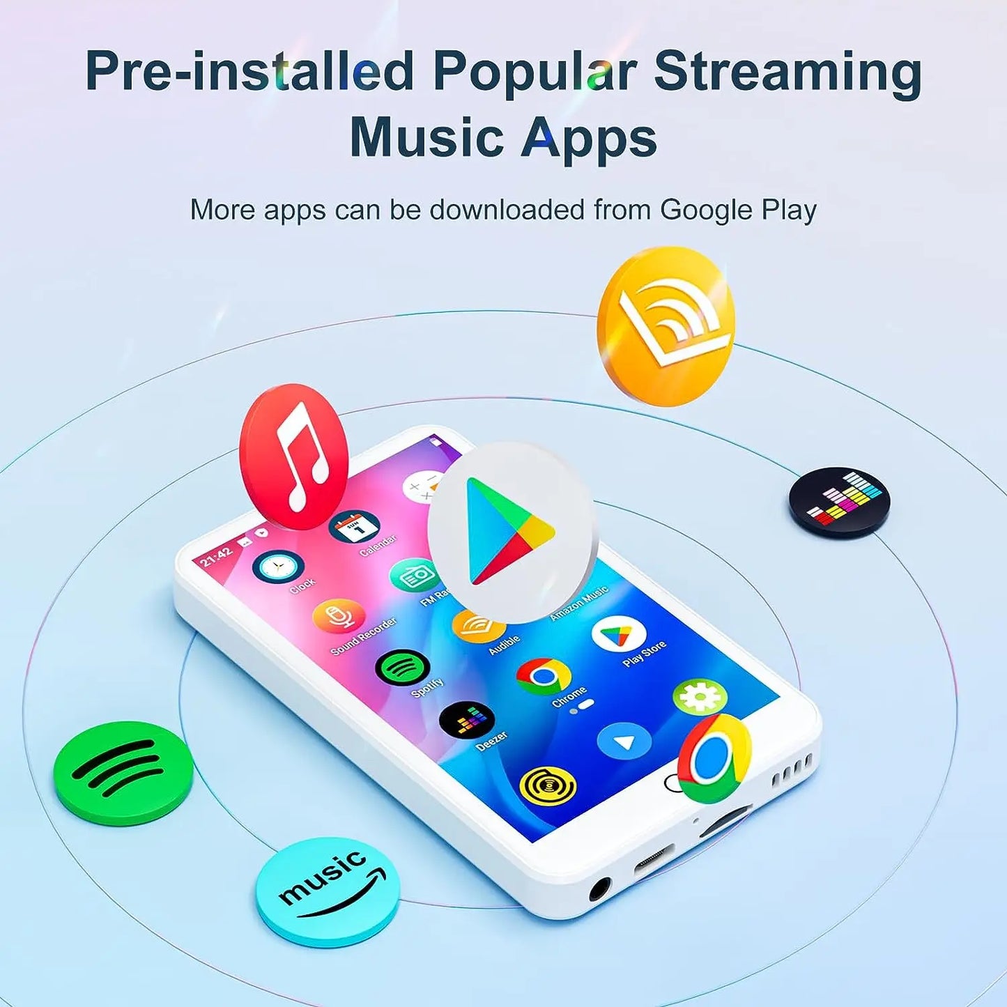 MP3 MP4 Player Android Bluetooth WiFi