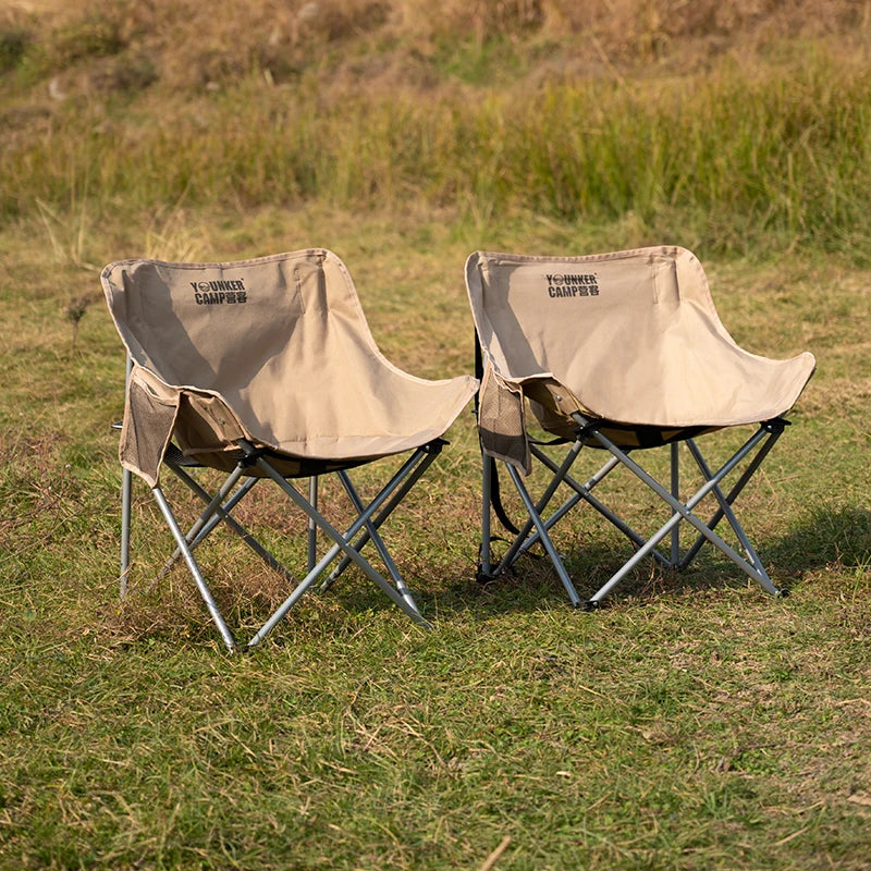Outdoor Moon Chair with Portable Camping Picnic