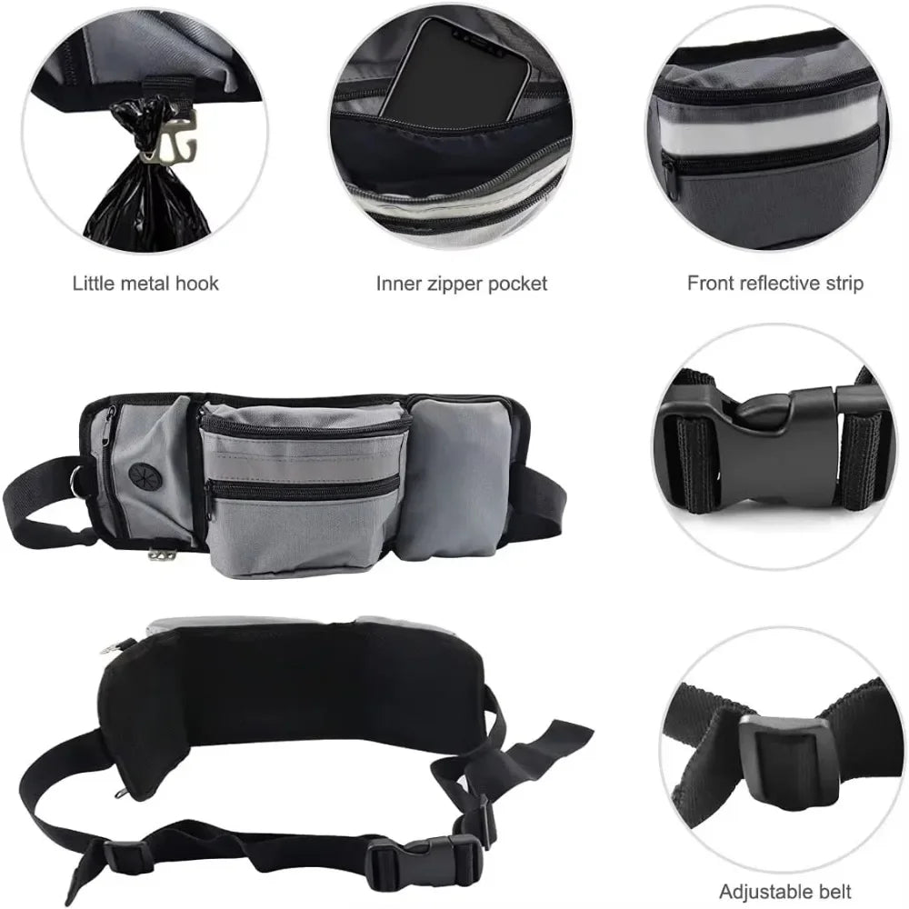 Dog Training Waist Bag Adjustable Hands Free