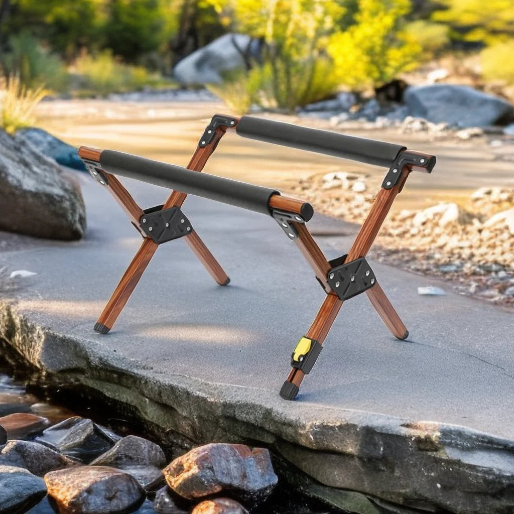 Camping Cooler Stand Frame Folding Ice Box Support Rack