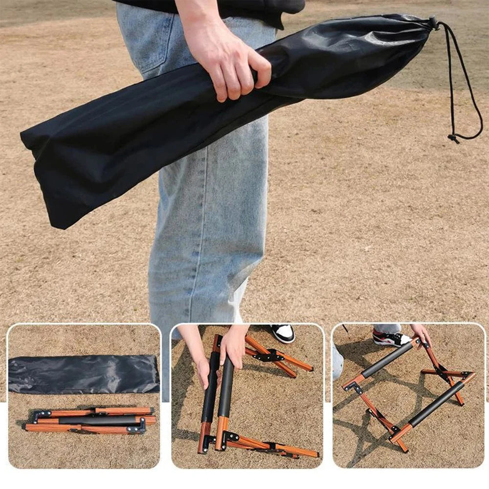 Camping Cooler Stand Frame Folding Ice Box Support Rack