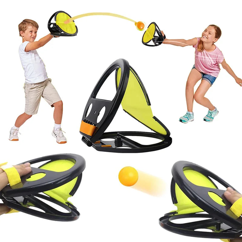 Catch Ball Game Set Kids Adults Outdoor Indoor Toy
