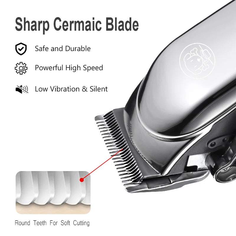 Pet Hair Clipper Rechargeable Low Noise Trimmer