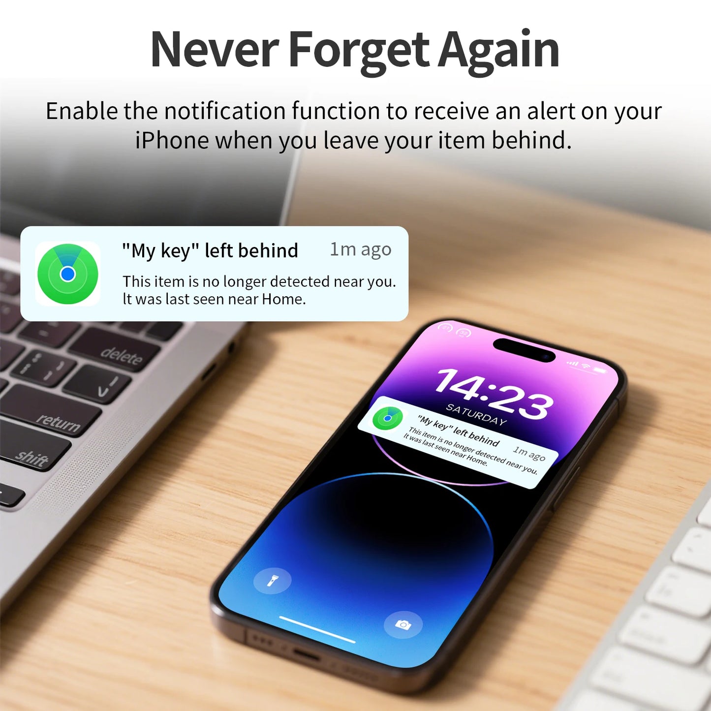 Bluetooth Tracker Tag for Apple Find My app