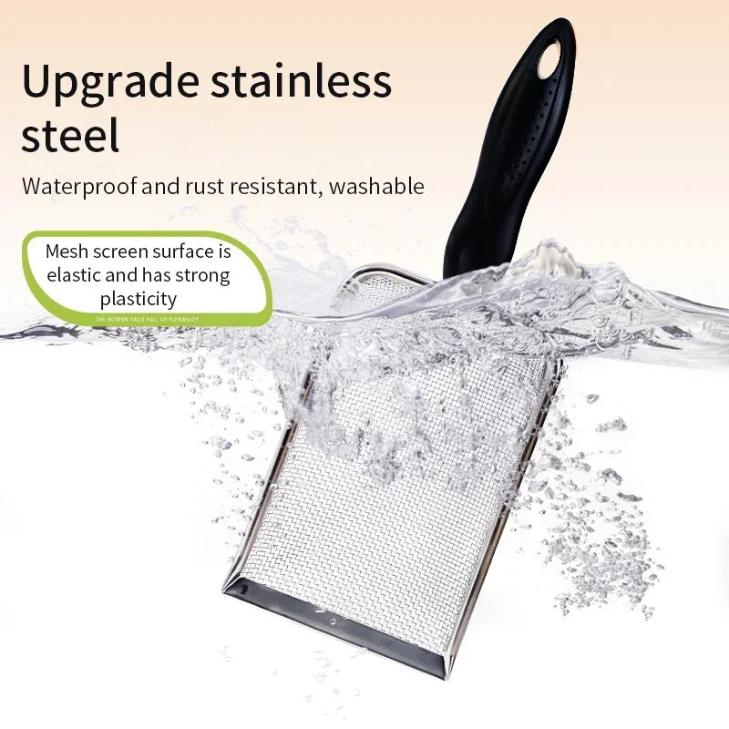 Cat Litter Scoop Stainless Steel Mesh Sifter