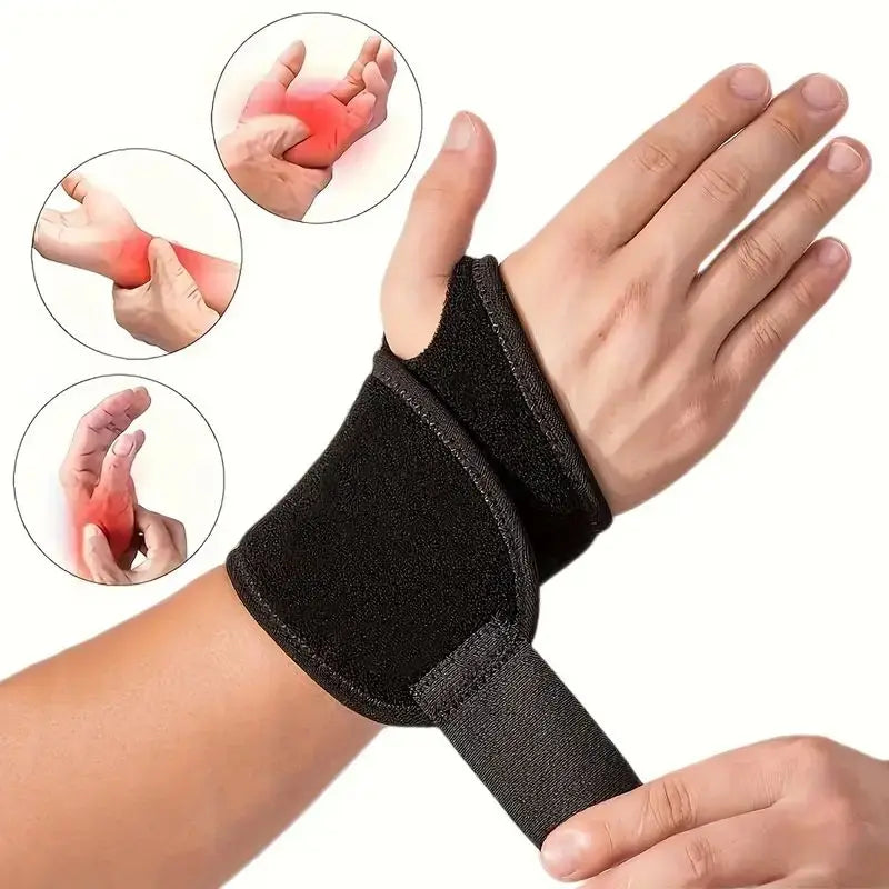 Wrist Brace Adjustable Support Strap Carpal Tunnel Relief