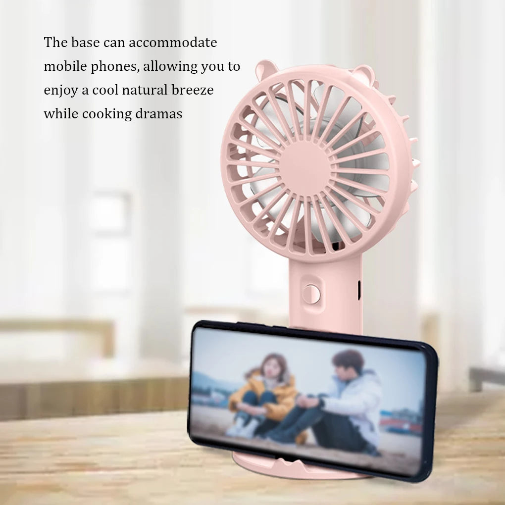 USB Portable Mini Handheld Fan (Pink)