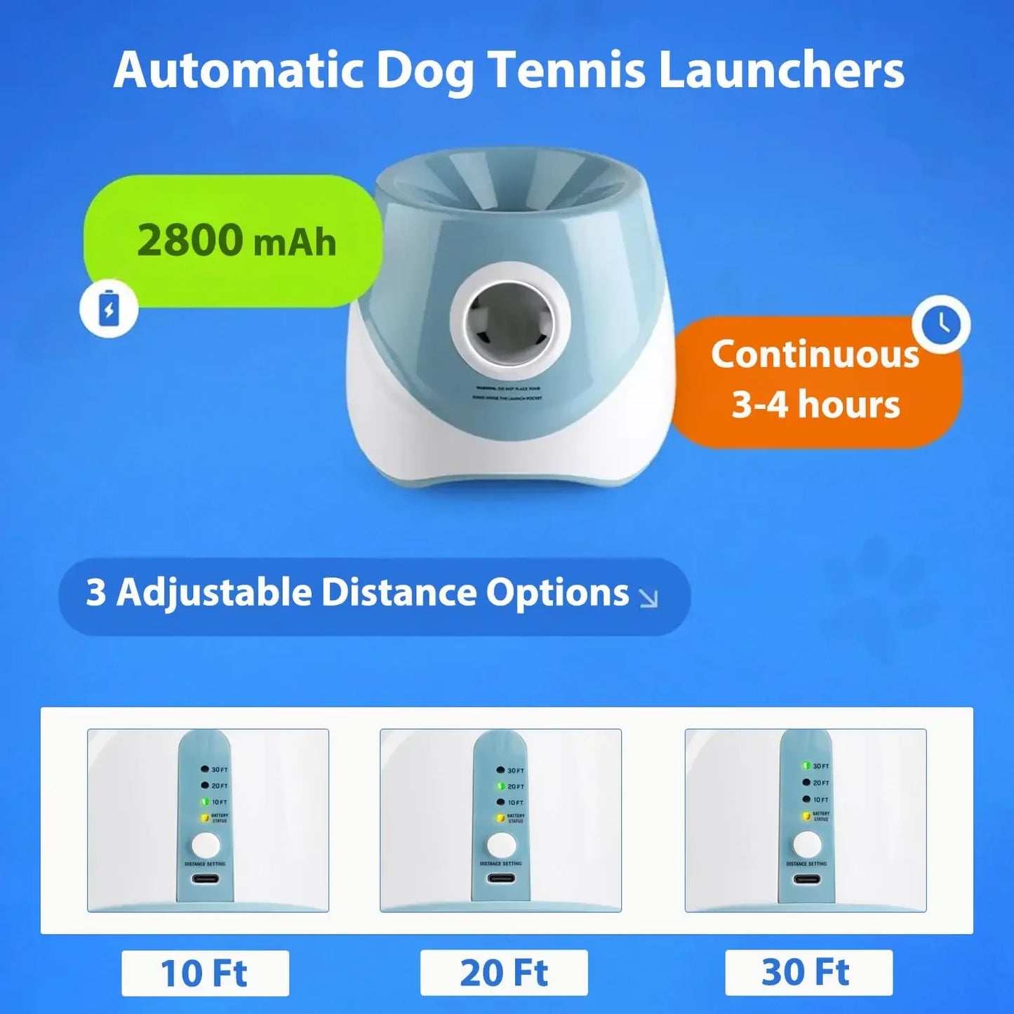 Automatic Dog Ball Launcher Interactive Machine