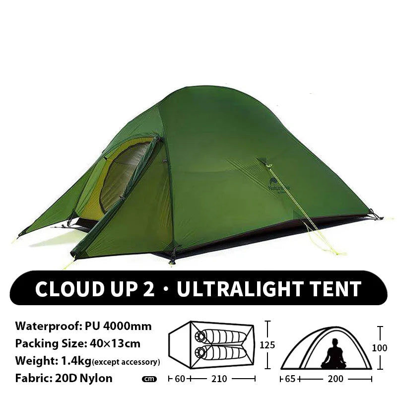 Outdoor Camping Tent with Ultralight Waterproof for 2 Person