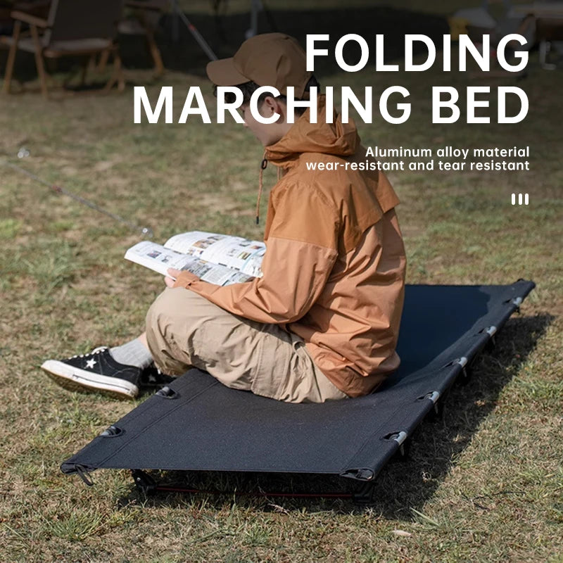 Camping Folding Bed (Black)