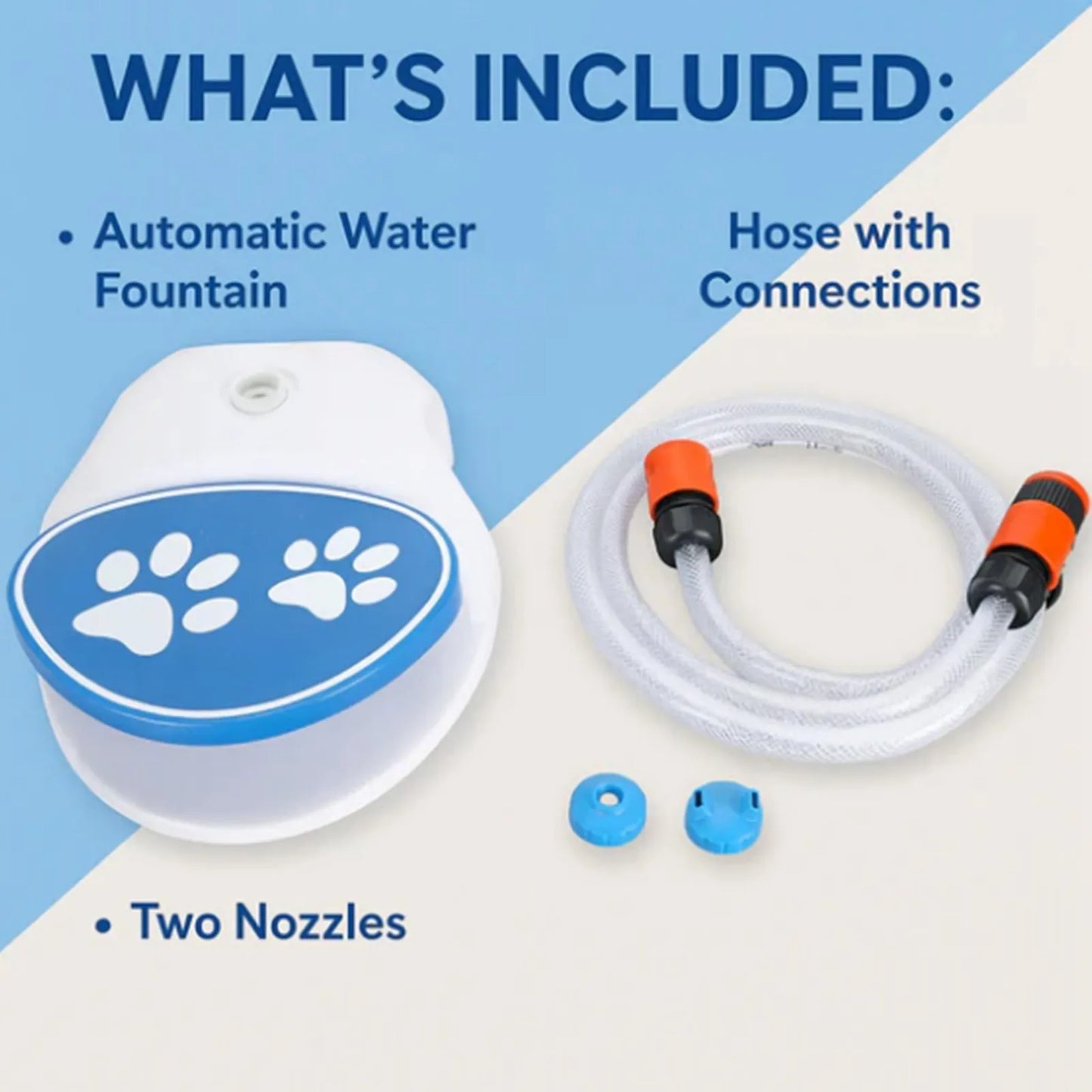 Dog Water Dispenser Foot Pedal Outdoor Drinking Fountain