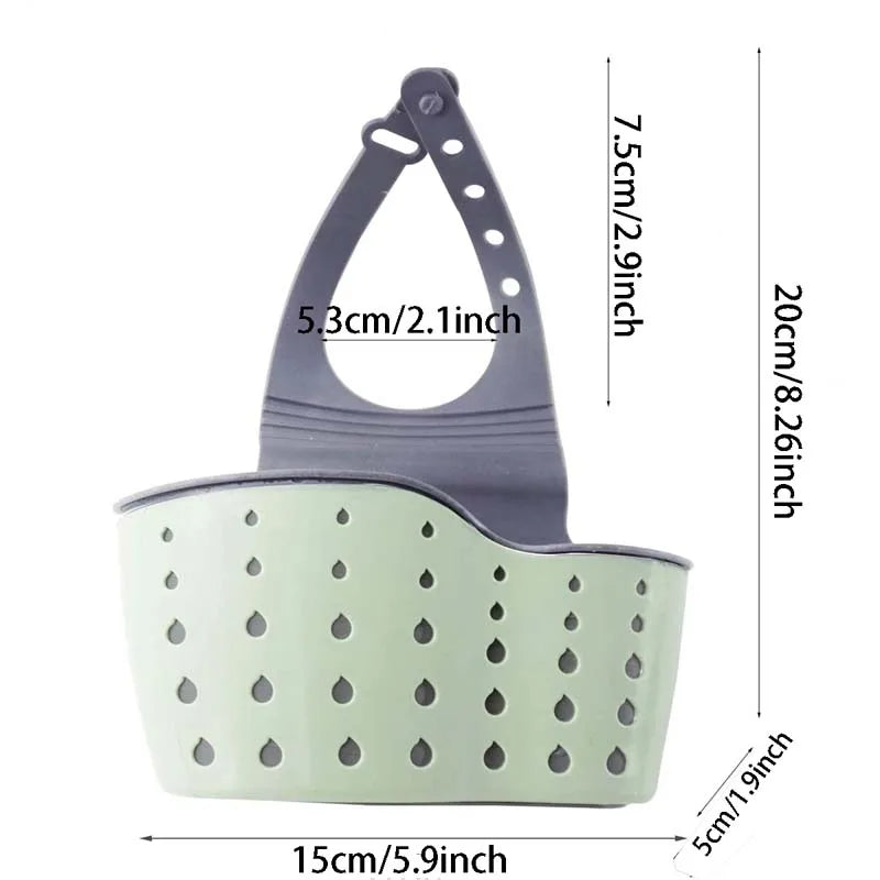 Kitchen Adjustable Sink Hanging Basket