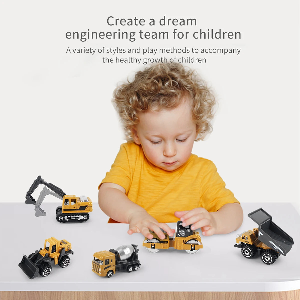 Construction Truck Toy Set Diecast Alloy Vehicles