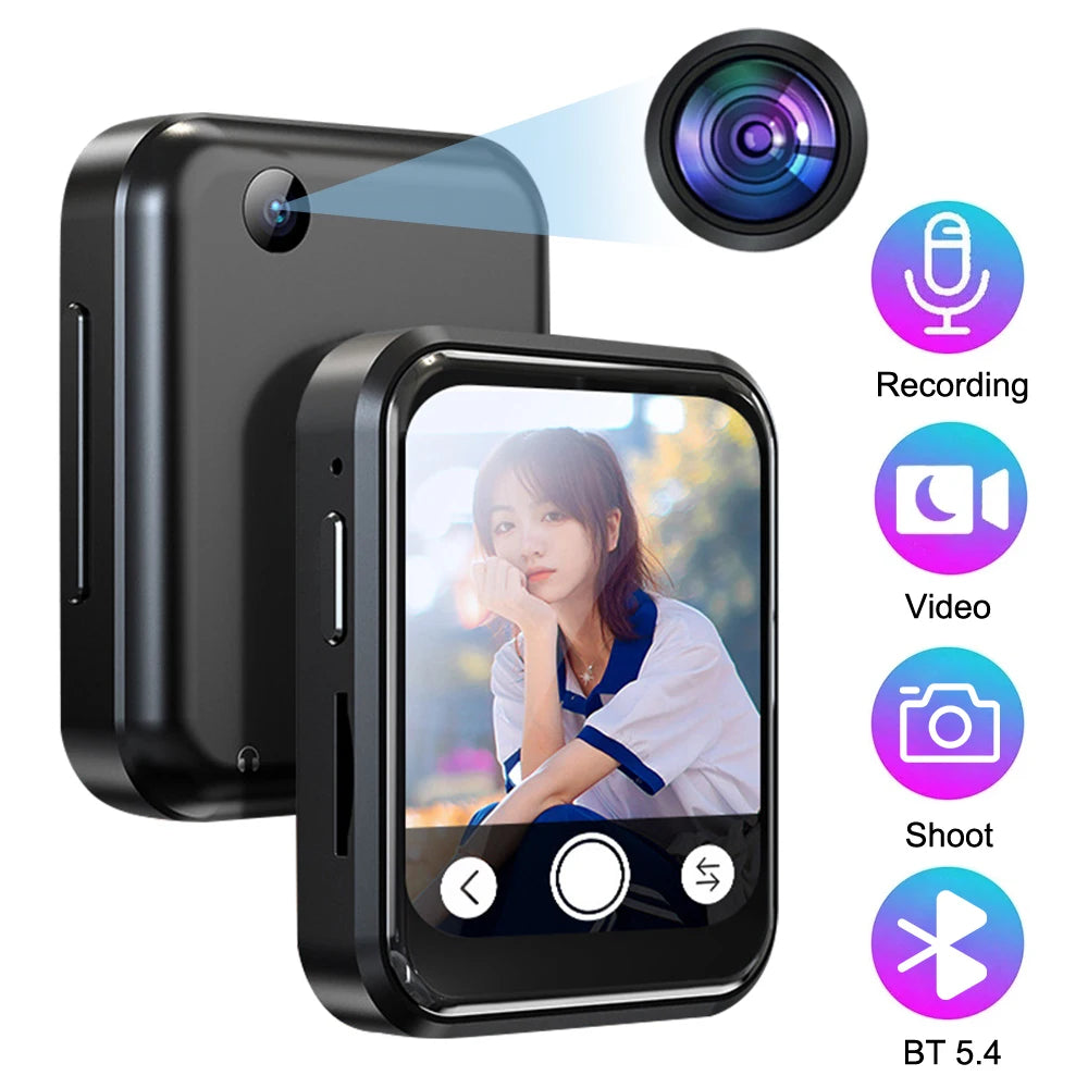 MP3 Player Bluetooth HiFi Walkman Touch Screen Speaker Recorder