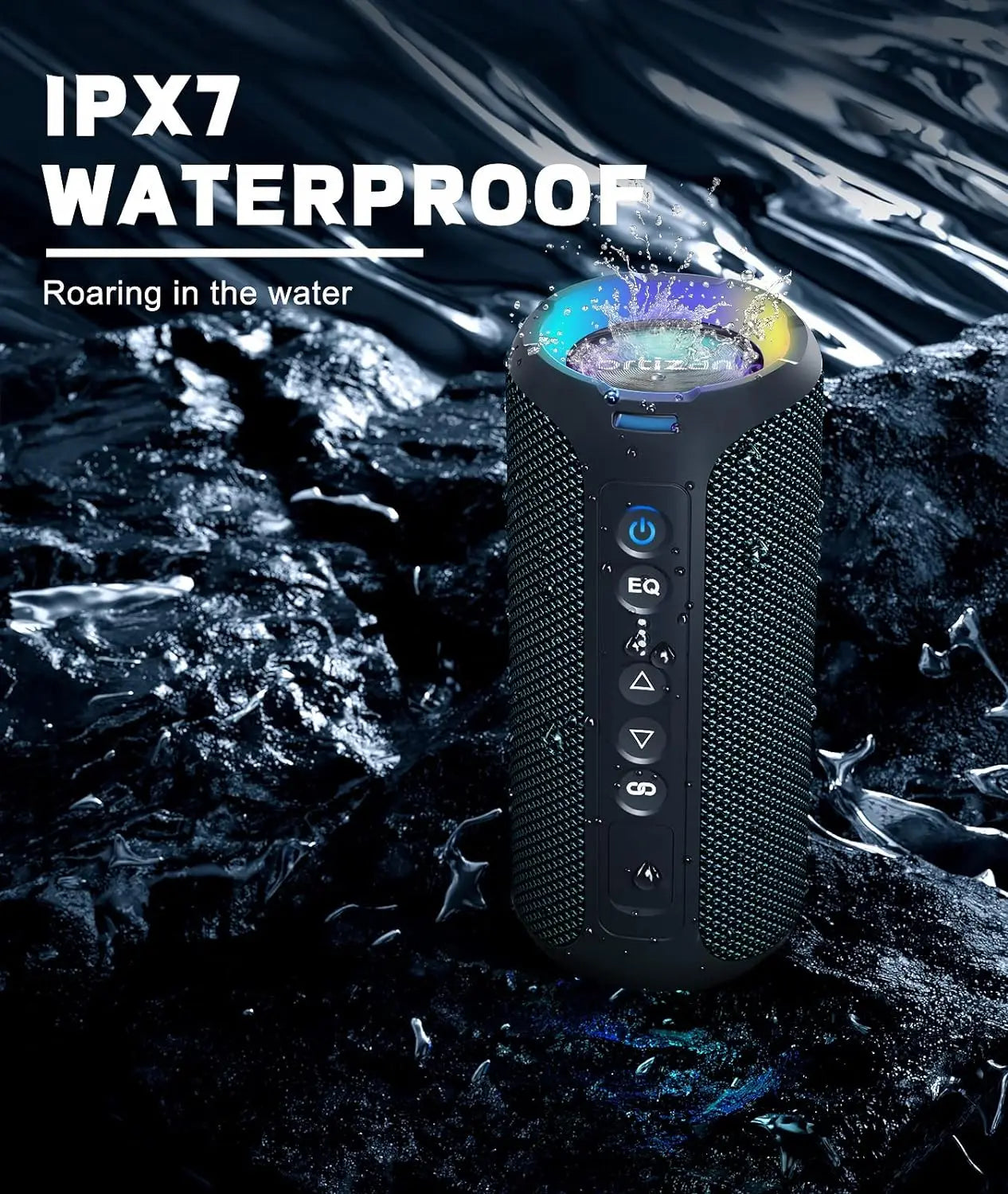 Bluetooth Speaker with Portable Wireless Bass