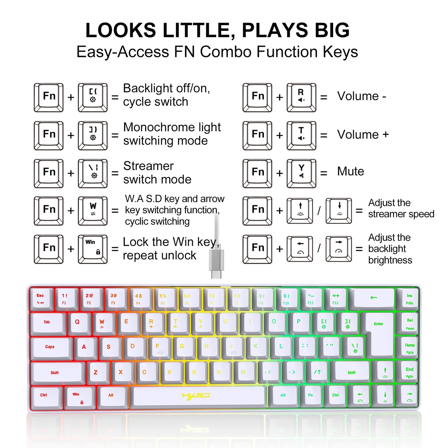 Wired RGB Gaming Keyboard