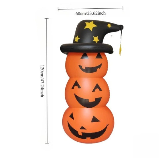 Halloween Inflatable Pumpkin Ghost Outdoor Decoration
