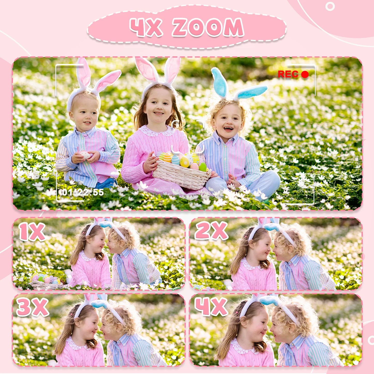 Kids Camera 1080P Digital Video with Silicone Case