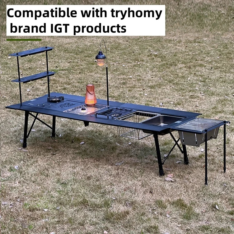 Outdoor Camping Table with Portable Aluminum Alloy