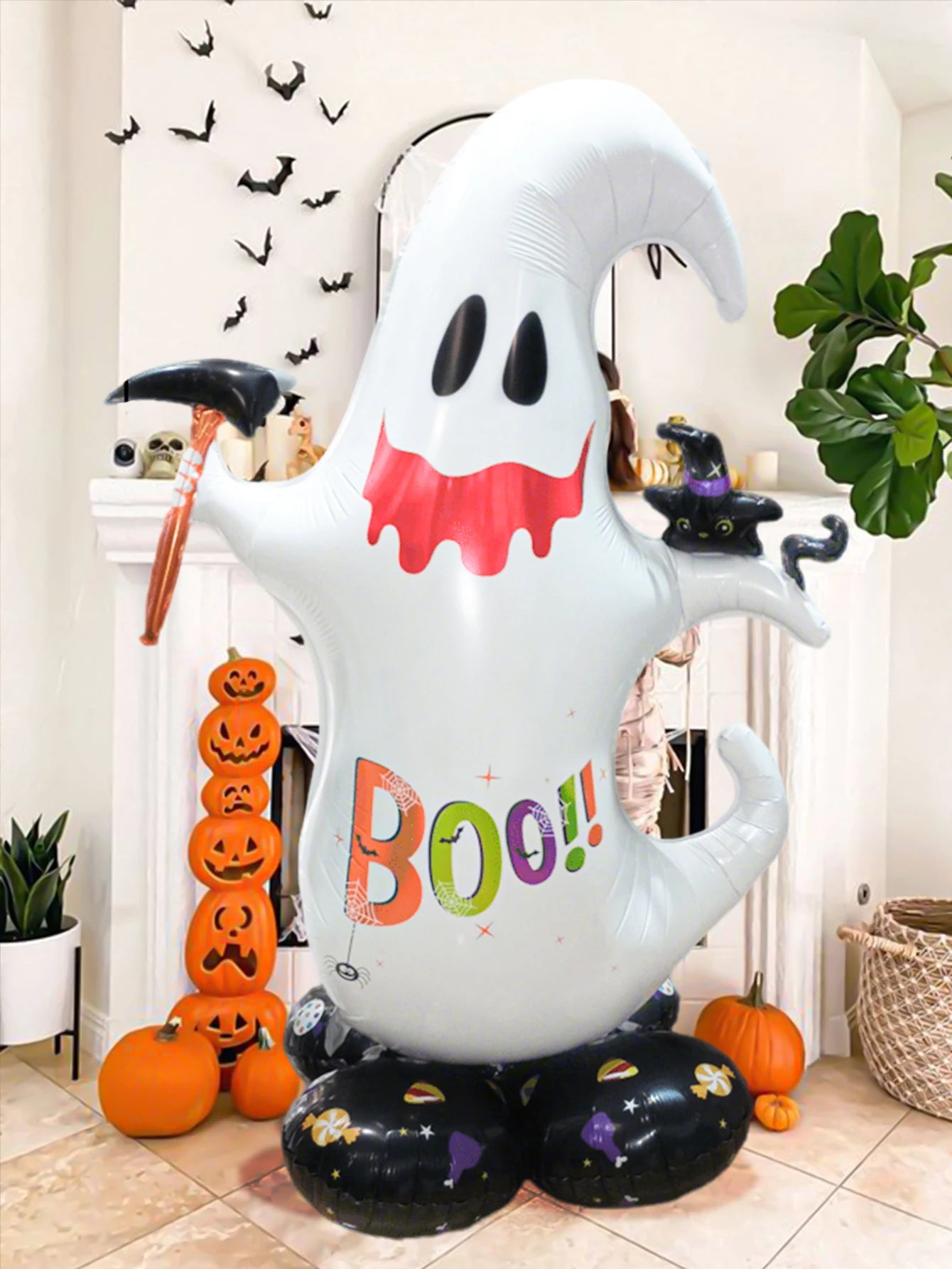 Halloween Balloon 3D Ghost Aluminum Foil