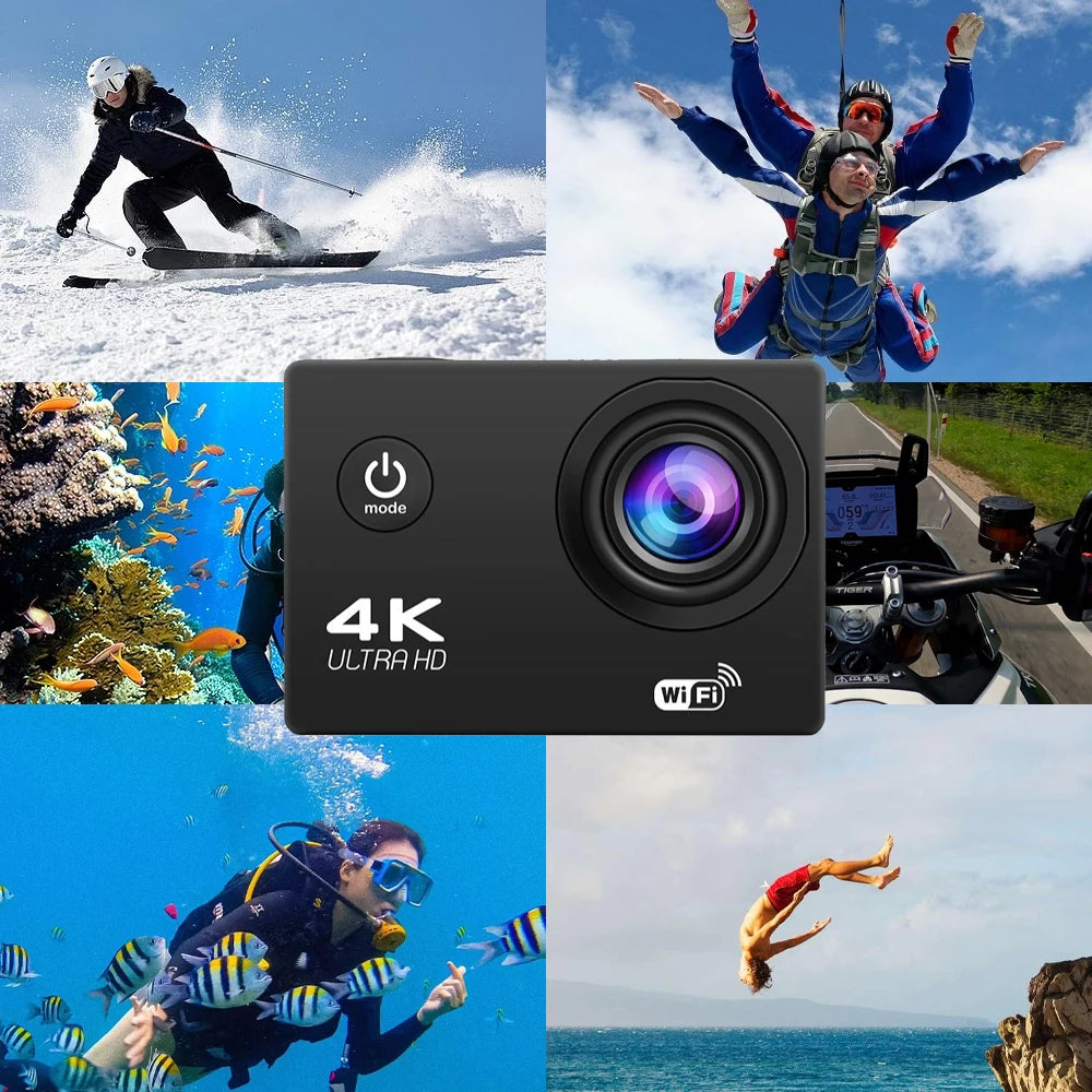 Camera Action 4K WiFi Waterproof Sports Outdoor
