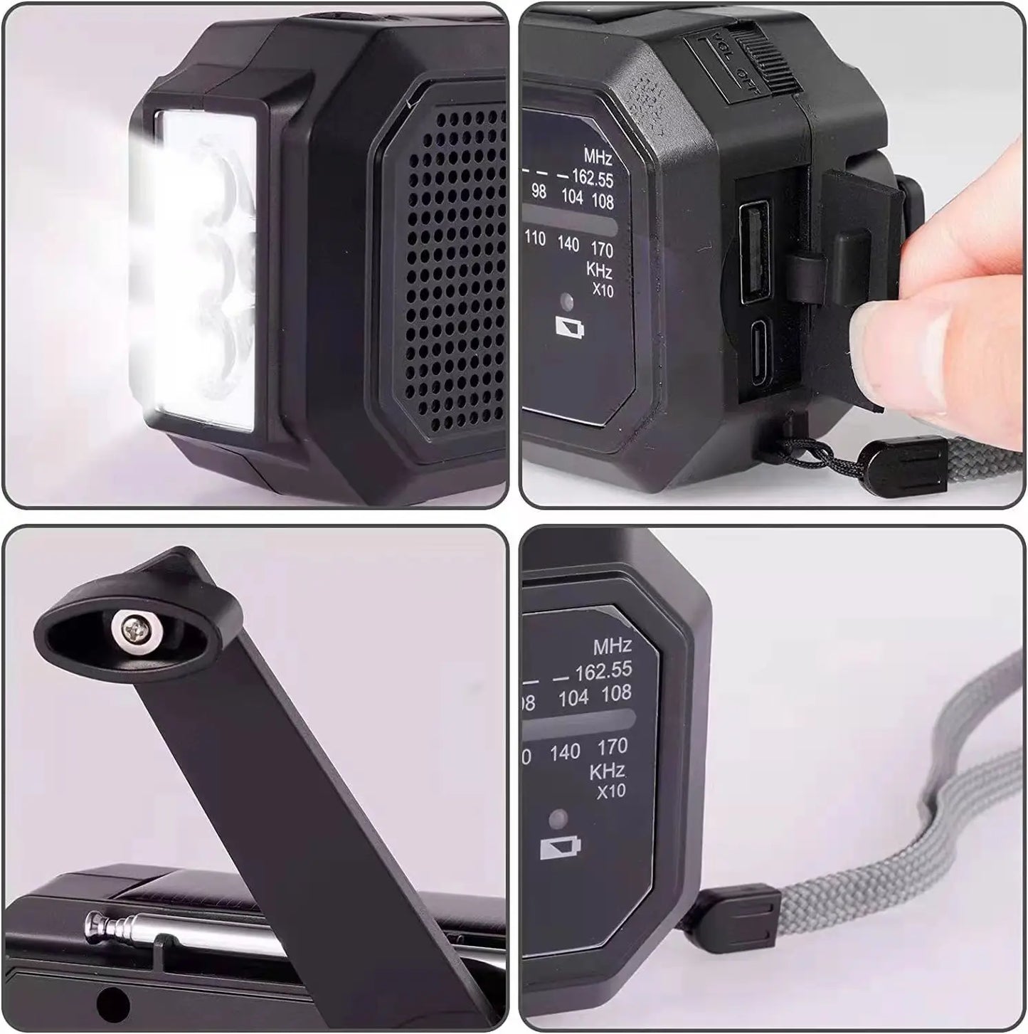 Portable Emergency AM/FM Dynamo Radio Power Bank