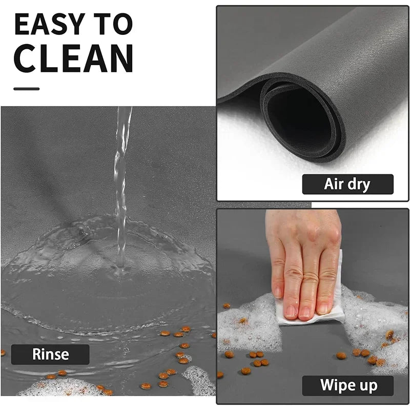 Pet Feeding Mat (Grey)