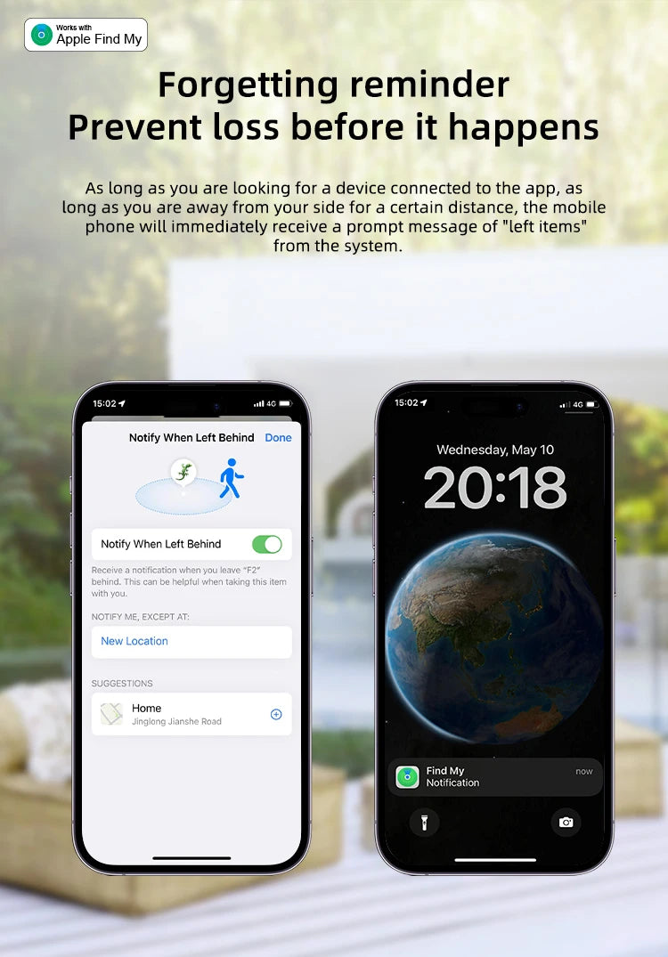GPS Tag Tracker Bluetooth Smart Locator for Apple
