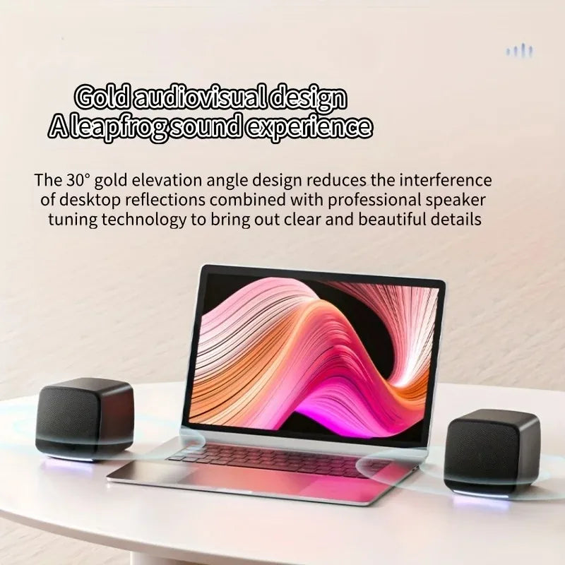 USB Wired 3D Surround Sound Computer Speaker