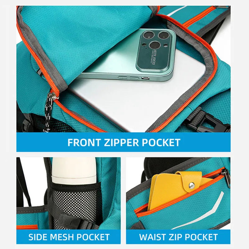 Hydration Backpack Nylon Lightweight for Hiking Cycling Running