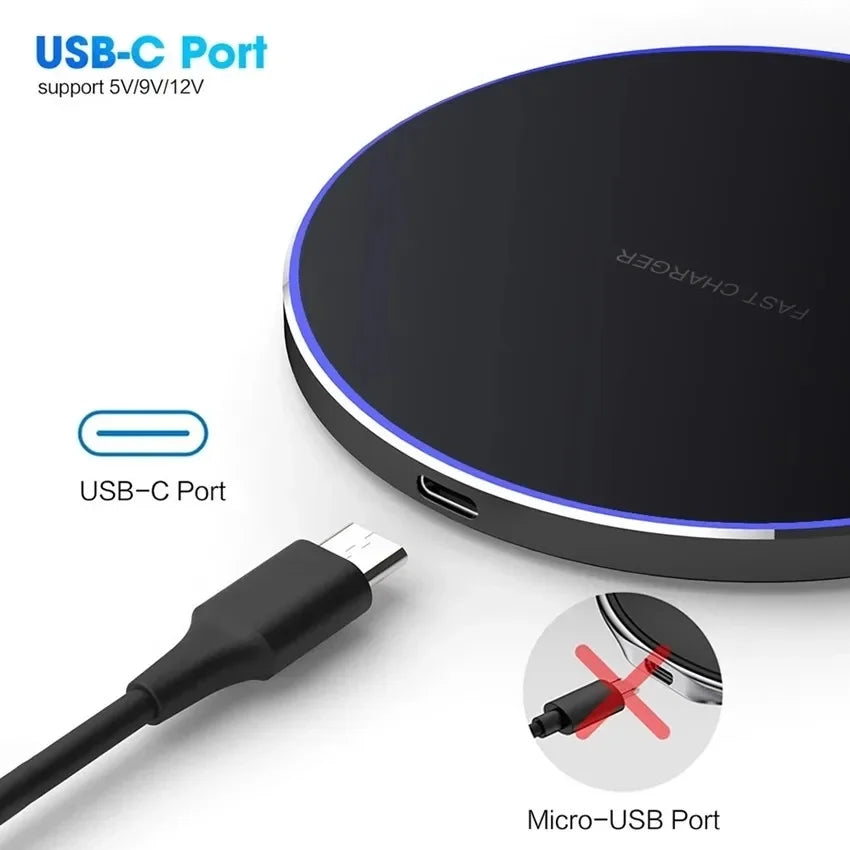 100W Fast Charging Wireless Charger Pad