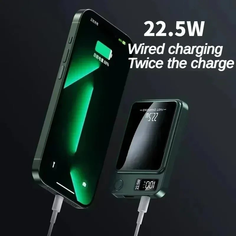 Power Bank Magnetic Wireless Fast Charger 100000mAh