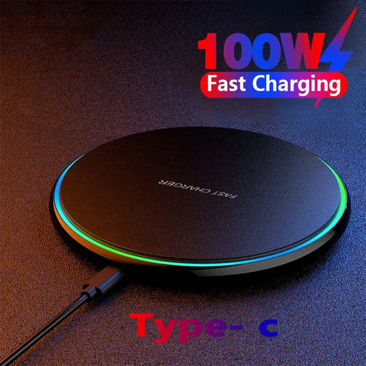 100W Fast Charging Wireless Charger Pad