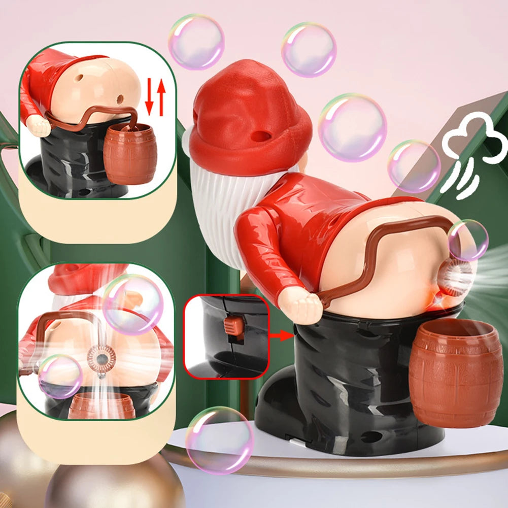 Christmas Santa Claus Bubble Machine with Music Xmas Toy