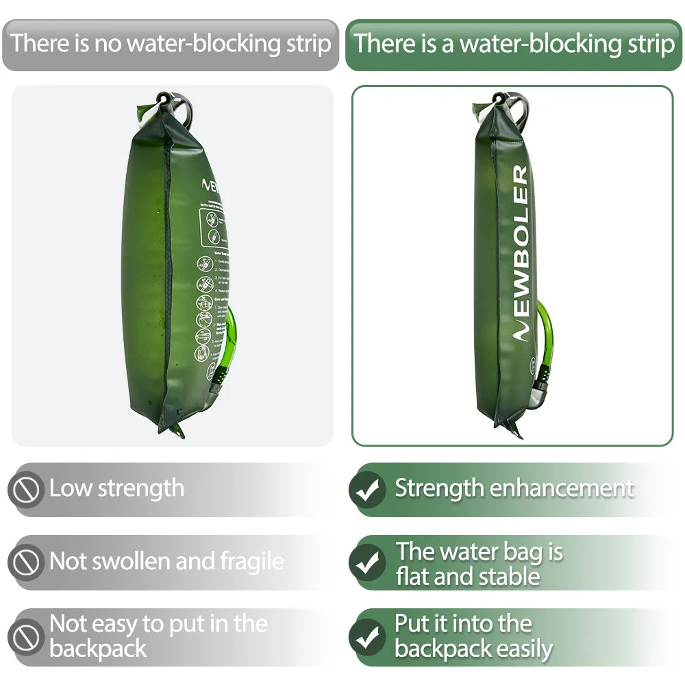 Outdoor Hydration Backpack Water Bladder 2L PEVA Reservoir